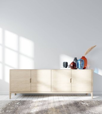 Modern İç Modelleme Arkaplanı - 3d Hazırlama, 3d Görüntü