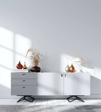 Modern İç Modelleme Arkaplanı - 3d Hazırlama, 3d Görüntü