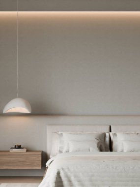 Modern Minimalist Yatak Odası İç Çerçeve Posteri Model