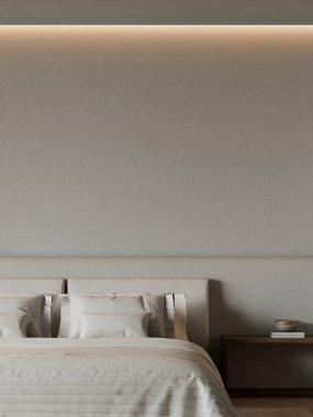 Modern Minimalist Yatak Odası İç Çerçeve Posteri Model