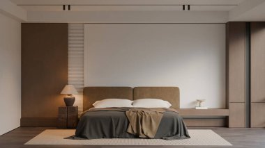 Modern Minimalist Yatak Odası İç Duvar Çerçeve Posteri Model