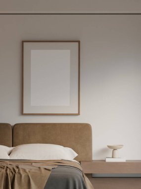 Modern Minimalist Yatak Odası İç Duvar Çerçeve Posteri Model