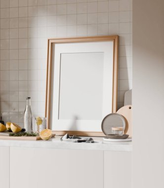 Modern Minimalist Mutfak İç Görünümü 3d YapılandırmasıName