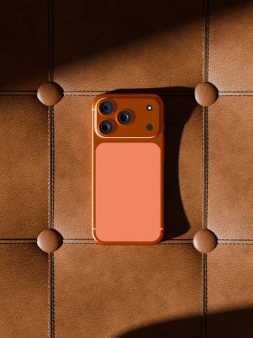 Uygulama için Boş Beyaz Ekran ya da Modern Estetik Ayarlarda Web Sitesi Sunumu ile Akıllı Telefon Mockup