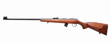 Beyaz izole silah tüfek 