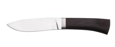 Beyaz arka planda izole edilmiş avlanma bıçağı