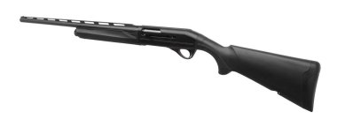 Av tüfeği beyaz arkaplanda izole edildi