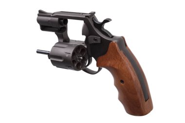 Beyaz arka plan üzerinde izole silah tabanca