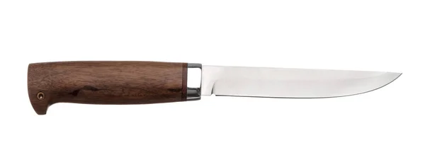 Охотничий Нож Белом Фоне — стоковое фото