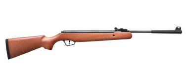 Pnömatik tüfek beyaz arka plan üzerinde izole