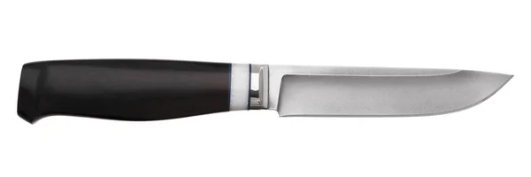 Coltello Caccia Isolato Sfondo Bianco — Foto Stock