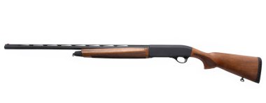 Av tüfeği beyaz arkaplanda izole edildi