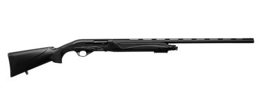 Av tüfeği beyaz arkaplanda izole edildi