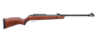 Pnömatik tüfek beyaz arka plan üzerinde izole