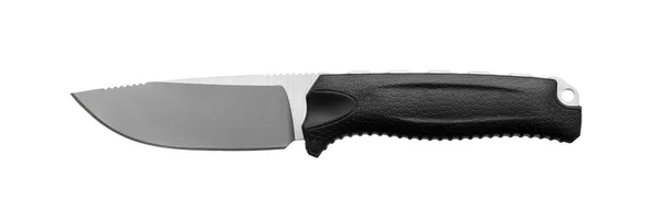 Coltello Caccia Isolato Sfondo Bianco — Foto Stock