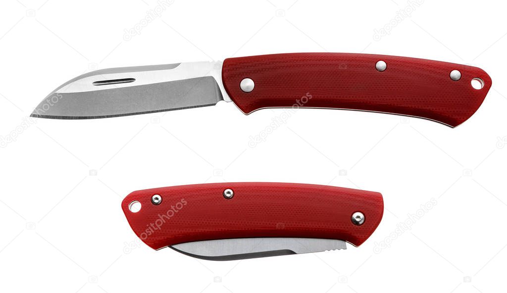 Penknife isolated on white background