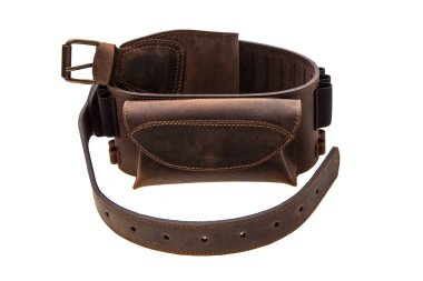 Beyaz bir arka plan üzerinde izole deri palaska