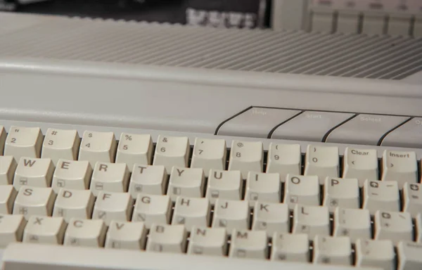 gray vintage computer keyboard