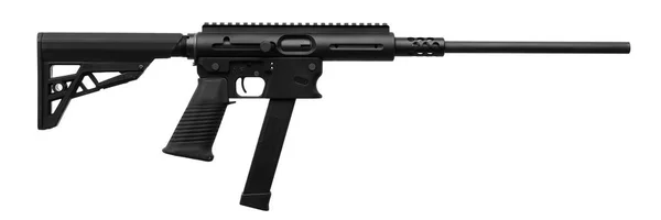 Zbraň Puška Izolovaných Bílém Pozadí — Stock fotografie