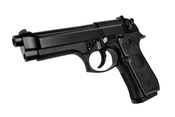 Пистолет изолирован на белом фоне