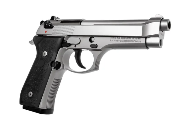 Pistola Aislada Sobre Fondo Blanco — Foto de Stock