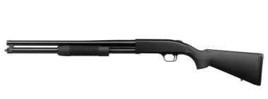 Av tüfeği beyaz arkaplanda izole edildi