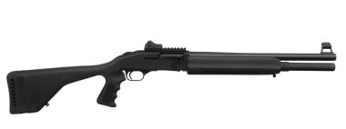 Silah. Beyaz arka plan üzerinde izole av tüfeği