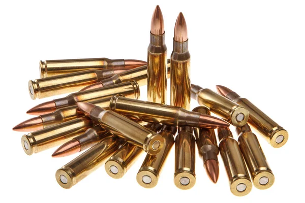 Ammunition Isolerad Vit Bakgrund — Stockfoto