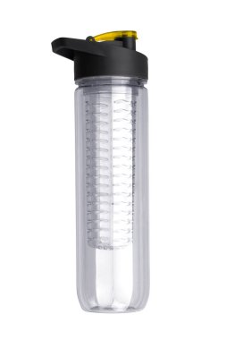 Beyaz arka plan üzerinde izole bisiklet için plastik su şişesi