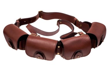 Beyaz bir arka plan üzerinde izole deri palaska