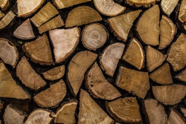 Kuru odun yığını. 