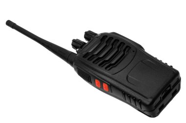 telsiz beyaz arkaplanda izole edildi