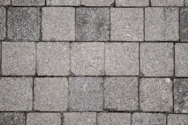 Granit gri kare kaldırım döşeme