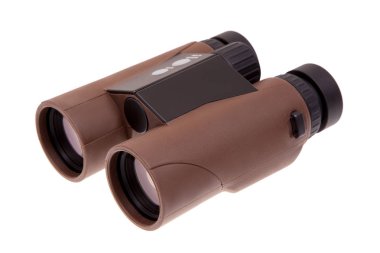 beyaz arkaplanda izole edilmiş dürbünler