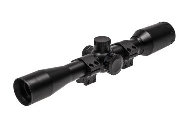 Beyaz arka plan üzerinde izole görüş kapsamı