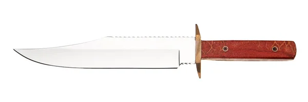 Beyaz Arka Planda Izole Edilmiş Avlanma Bıçağı — Stok fotoğraf