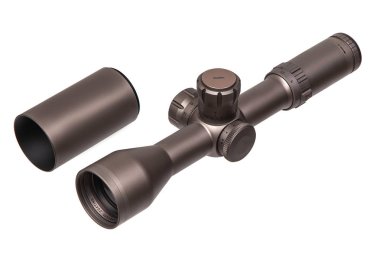 Beyaz arka plan üzerinde izole görüş kapsamı