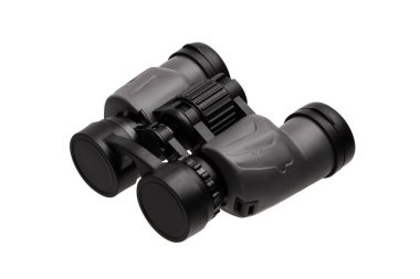 Beyaz arka plan üzerinde izole modern dürbün