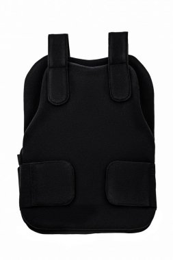 Kurşun geçirmez yelek beyaz arka plan üzerinde izole