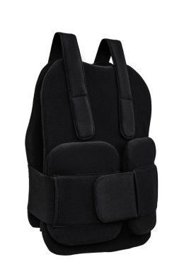 Kurşun geçirmez yelek beyaz arka plan üzerinde izole