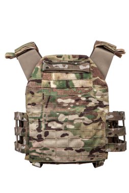 Kurşun geçirmez yelek beyaz arka plan üzerinde izole