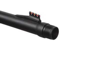 modern siyah av tüfeği beyaz arka planda izole edildi