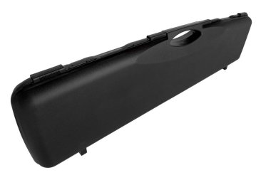 Beyaz arka plan üzerinde izole silahlar için siyah çantası