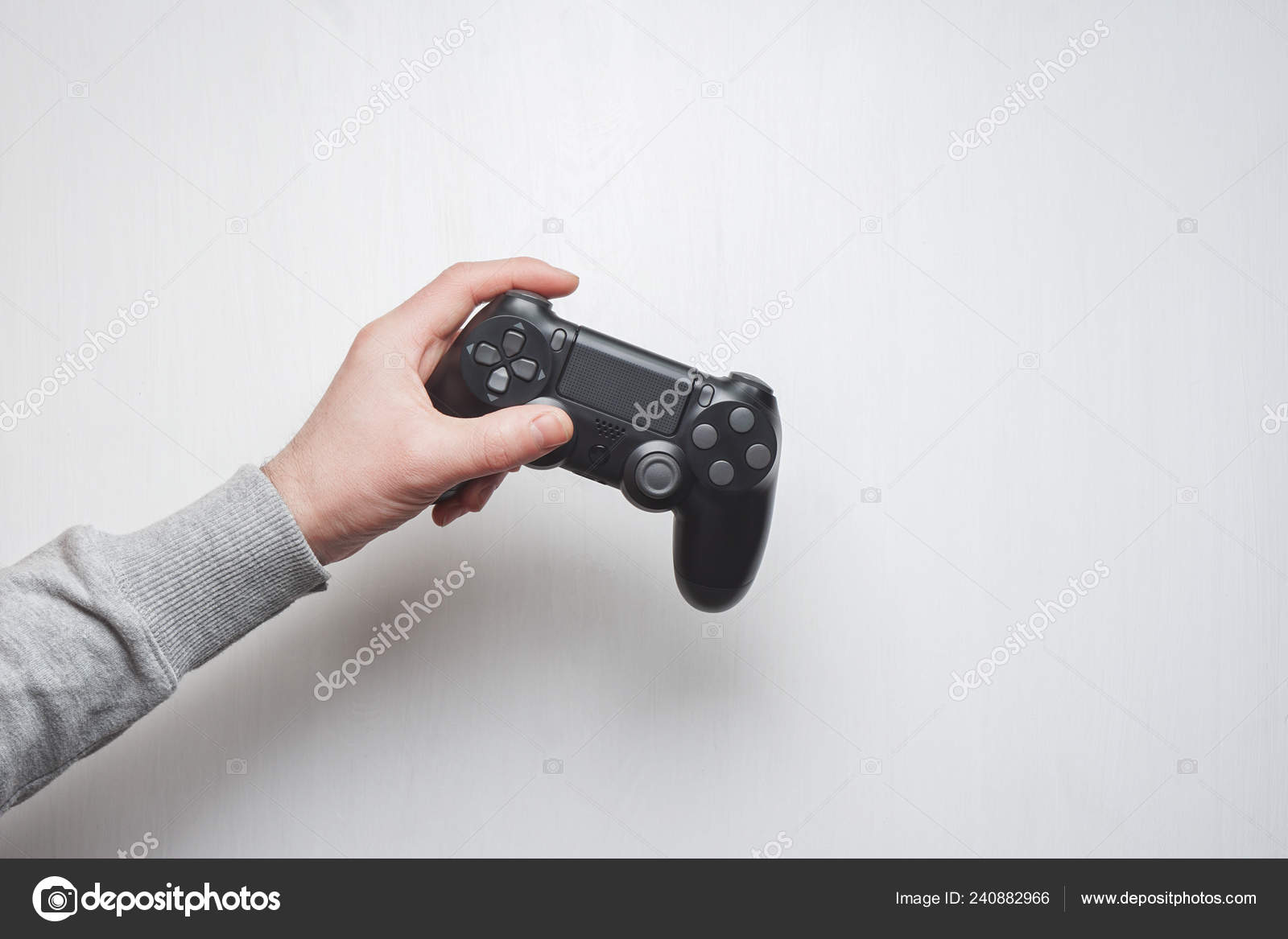 video game with joystick