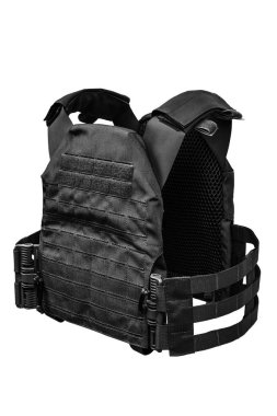 Kurşun geçirmez yelek beyaz arka plan üzerinde izole