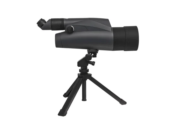 Modern Telescope Tripod Isolated White Background — Stock Photo, Image