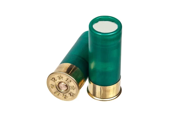 Shotgun Shells Isolated White Background Gauge Shotgun Shells Used Hunting Royalty Free Stock Images