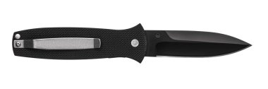 Çakı bıçak izole beyaz zemin üzerine katlanır. Sustalı bıçak. Jack-Knife beyaz izole