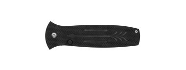 Çakı bıçak izole beyaz zemin üzerine katlanır. Sustalı bıçak. Jack-Knife beyaz izole