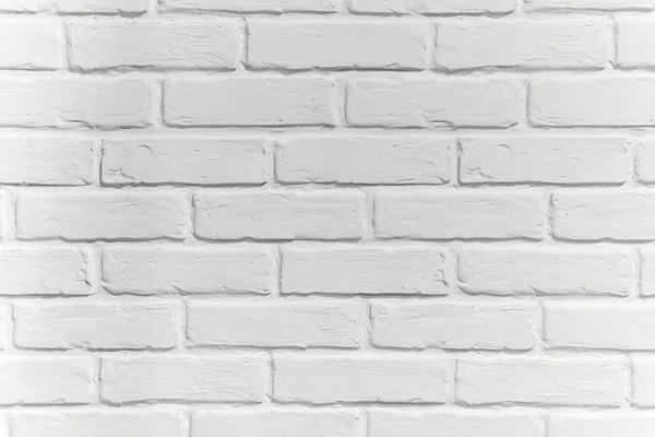 Parede Tijolo Branco Perfeito Como Fundo Fotografia Quadrada — Fotografia de Stock